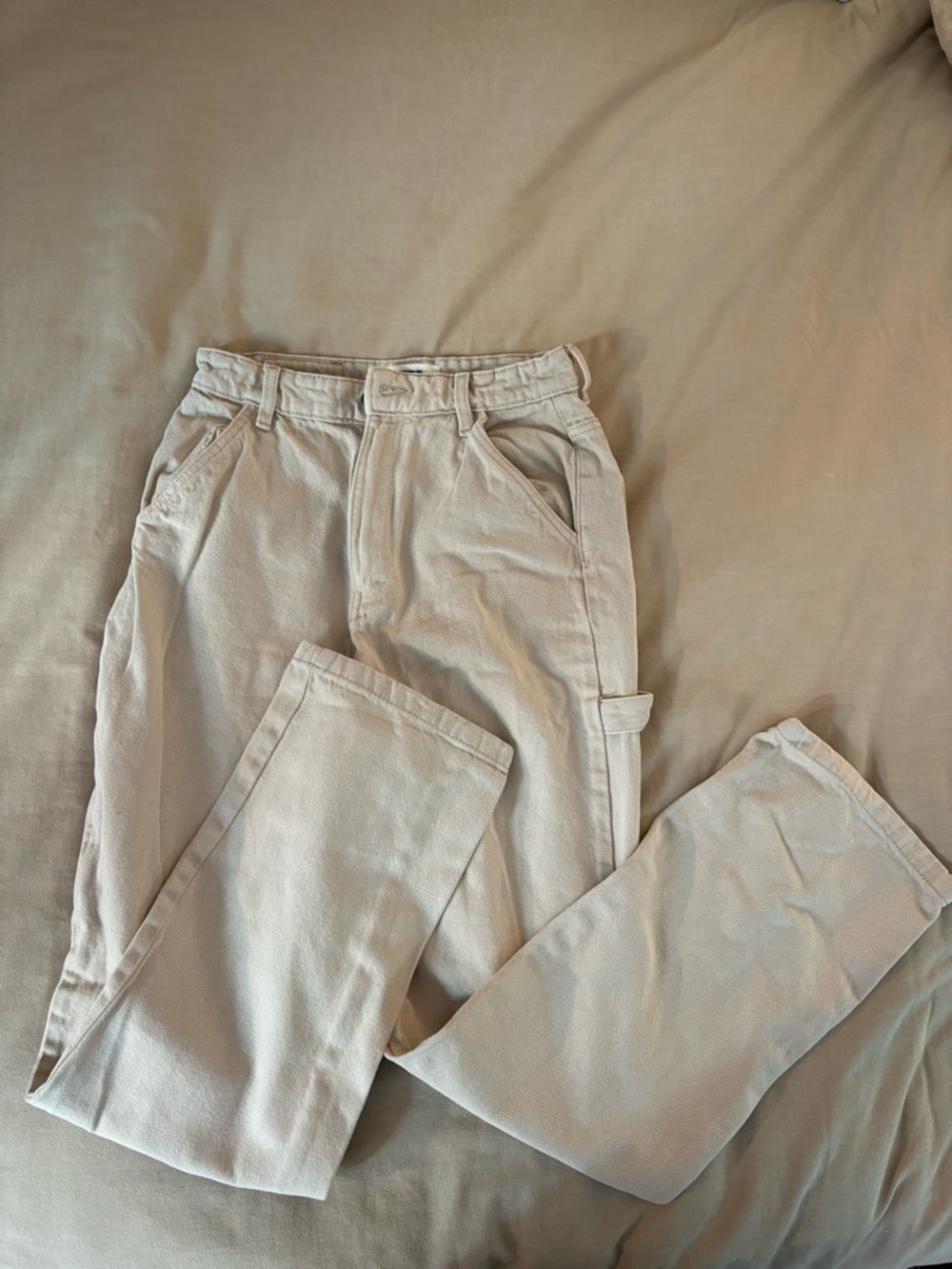 Cotton On Women’s Cargo Pants in Light Tan